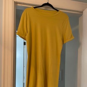 Yellow Target brand T-shirt dress Never worn!